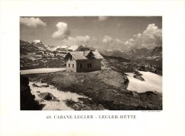 Original Ansicht/ Photographie Von 1927 , Leglerhütte , Elm , Linthal , Ca. 20x13 , Berghütte !!! - Elm