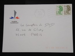 FRANCE - Obl. " Nimes Armées " Sur Enveloppe Pour Paris En 1999 - à Voir - Lot P8486 - Militaire Stempels Vanaf 1900 (buiten De Oorlog)