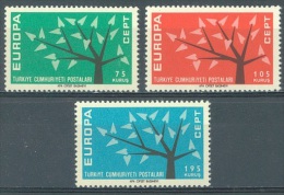 TURQUIE - MNH/*** LUXE - 1962 - EUROPA - Mi 1282-1283 Yv 1627-1629 - Lot 12263 - Unused Stamps
