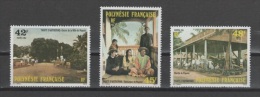 (S1202) FRENCH POLYNESIA, 1985 (Early Tahiti). Complete Set. Mi ## 425-427. MNH** - Unused Stamps