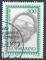 1982 SAN MARINO USATO GIOVANNI PAOLO II - VA24 - Gebruikt