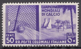 Italy Colonies General Issues 1934 Calcio Mi#77 Mint Hinged - Emisiones Generales