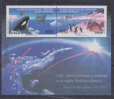 Chile 1990 Antarctica / Penguins / Whale M/s ** Mnh (23288) - Andere & Zonder Classificatie