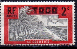 TOGO 1924 Coconut Palms -  2c - Black And Red    MH - Neufs