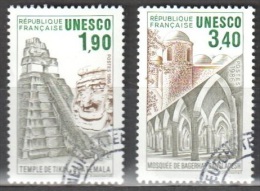 France 1986 UNESCO Service Michel 37-38 - Used - Oblitérés