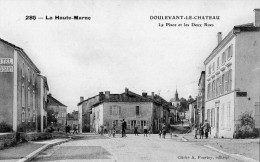 DOULEVANT-LE-CHATEAU LA PLACE ET LES DEUX RUES ANIMEE - Doulevant-le-Château