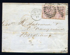 Lettre De Londres Pour Bordeaux 1877 - Briefe U. Dokumente