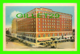 LONDON, ONTARIO - HOTEL LONDON - PECO - ANIMATED WITH OLD CARS - - London