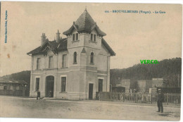 Carte Postale Ancienne De BROUVELIEURES – LA GARE - Brouvelieures