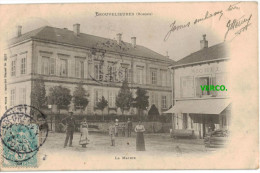 Carte Postale Ancienne De BROUVELIEURES – LA MAIRIE - Brouvelieures