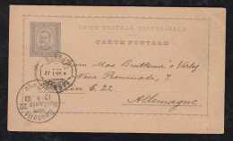 Portugal 1893 Stationery Card 20R Carlos PORTO To BERLIN Germany - Storia Postale