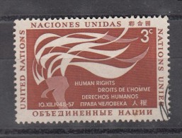 UNITED NATIONS (NEW YORK), 1957 Human Rights , 1 V,  MNH, (**) - Ungebraucht