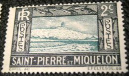 Saint Pierre And Miquelon 1932  Lighthouses 2c - Mint - Unused Stamps