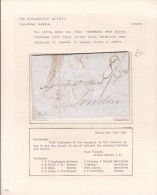 Gran Bretaña Carta - ...-1840 Préphilatélie