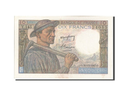 Billet, France, 10 Francs, 10 F 1941-1949 ''Mineur'', 1947, 1947-10-30, SPL - 10 F 1941-1949 ''Mineur''