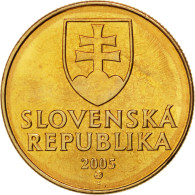 Monnaie, Slovaquie, Koruna, 2005, SPL, Bronze Plated Steel, KM:12 - Slowakije