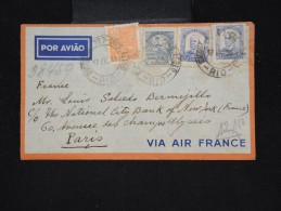 BRESIL - Enveloppe Par Air France De Rio Pour Paris En 1938 - Aff. Plaisant - à Voir - P8733 - Covers & Documents