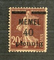 G-12649  Memel 1920- Michel #22a * - Offers Welcome! - Memelland 1923