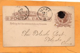 United States 1886 Card Mailed - ...-1900