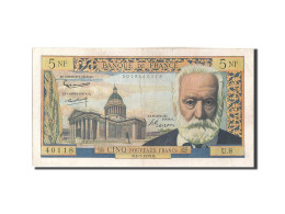 Billet, France, 5 Nouveaux Francs, 5 NF 1959-1965 ''Victor Hugo'', 1959 - 5 NF 1959-1965 ''Victor Hugo''