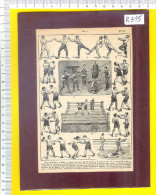 BOXE * Boksen  Boxing Boxeo Boxen * Gravure Engraving Gravierung Incisione Grabado Gravado   R315 - Autres & Non Classés