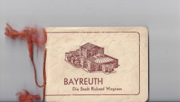 BAYREUTH   DIE STADT RICHARD WAGNERS - Bayreuth