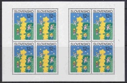 Europa Cept 2000 Slovakia 1 V  Sheetlet ** Mnh (F4127G) - 2000