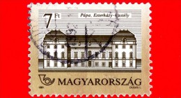UNGHERIA - MAGYAR  - USATO - 1991 - Castello Eszterházy, Pápa - 12 - Usati