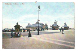 ///  CPA - Angleterre - Royaume Uni - Lancashire - SOUTHPORT - Entrance To Pier  // - Southport