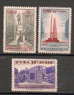 CUBA - Posta Aérienne - Air Mail - Yvert # A 207/9 - * MINT (Light Trace Of Hinge) - Luftpost