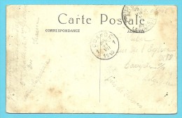 Kaart (Chateau D"EU) Met Stempel POSTES MILITAIRES , Met Als Aankomst Stempel COXYDE 1 Op 11/7/1915 - Zona Non Occupata