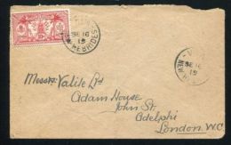 NEW HEBRIDES NEW HEBRIDES 1919 COVER TO LONDON - Lettres & Documents
