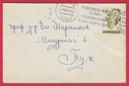 179904 / 1968 -  2 St. - SOFIA FLAMME  " POST ZIP CODE " Fruit  Grape Wiitrybel Raisin , Bulgaria Bulgarie Bulgarien - Covers & Documents