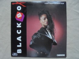 Disque Vinyle 45t - BLACK BOX - I Dont't Know Anybody Else - 1990 - CARRERE - Soul - R&B