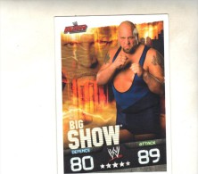 Slam Attax RAW - Big SHOW - Sports De Combat