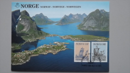 Norwegen 891/2 Yt 847/8 Maximumkarte MK/MC, SST STAMPEX 1985, Nordnorwegische Boote - Maximum Cards & Covers