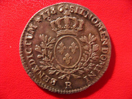 1/5 D'écu Louis XVI 1786 R Orléans 4950 - 1774-1791 Lodewijjk XVI