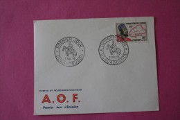 3 NOV 1958 RARE AFRIQUE OCCIDENTALE FRANCAISE  AOF PREMIER JOUR  D´EMISSION OUAGADOUGOU EX HAUTE VOLTA - Brieven En Documenten