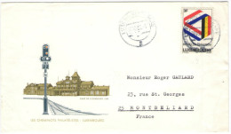 LUSSEMBURGO - LUXEMBOURG - 1969 - Les Cheminots Philatélistes, Gare De Luxembourg 1869 - Benelux - Viaggiata Da Luxem... - Lettres & Documents