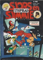 NL.= Stripblad. Sjors En Sjimmie. Nr. 9-1990. Met Een Compleet Verhaal Van Soeperman - Sjors En Sjimmie