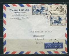 OCEANIE1956 N° Usages Courants Obl. S/Lettre  Pour La France - Storia Postale