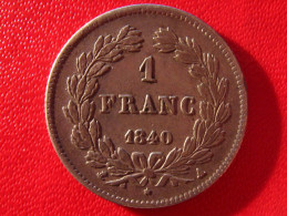 1 Franc Louis-Philippe 1840 A Paris 3332 - 1 Franc