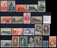 FRANCE  -  Année Complète 1947 ** MNH TB  Cote= 36,00 EUR - 21 Timbres De Yv. 772 à 792 ..Réf.FRA27762 - 1940-1949