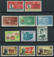 Turkey 1963 Four Complete Sets. Mi 1863-5, 1871-2, 1876-8, 1891-3 MNH - Unused Stamps