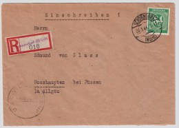 Franz. Zone, 1946, Not-Reco-Zettel " Schorndorf (Württ.) " , #3050 - Briefe U. Dokumente