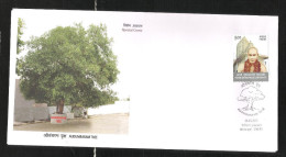 INDIA, 2015, SPECIAL COVER, Audumbaram Tree, Environment, Swami Ekrasanand Saraswati, Stamp, Warangal Cancelled - Covers & Documents