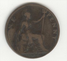 1 Penny Grande Bretagne / U.K. 1896 Victoria - D. 1 Penny