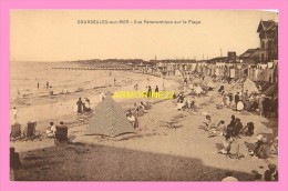 CPA COURSEULES SUR MER   LA PLAGE - Courseulles-sur-Mer