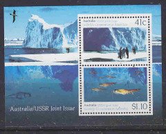 Australia 1990 Antarctica / Joint Issue With USSR M/s ** Mnh (23764C) - Ungebraucht