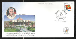 INDIA, 2011, SPECIAL COVER,  St. Miichael College Of Engineering And Technology, Indipex, Youth Day, New Delhi Cancelled - Covers & Documents